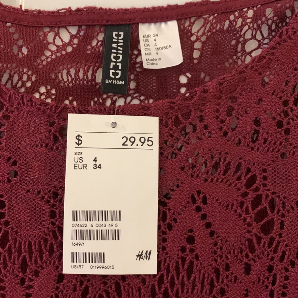 BNWT Womens H&M Divided lace dress - Picture 6 of 7